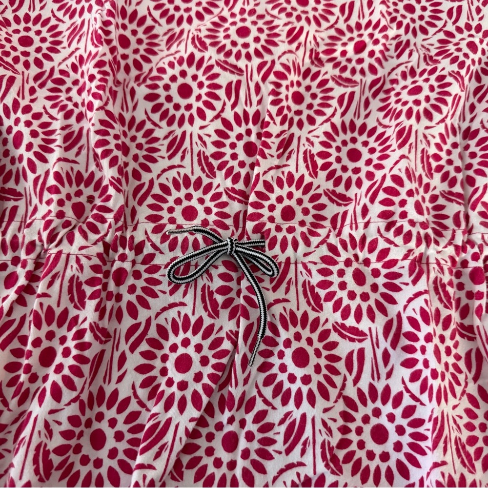 Lands’ End Pink Floral Swirl Girls Dress 14 - Picture 3 of 4